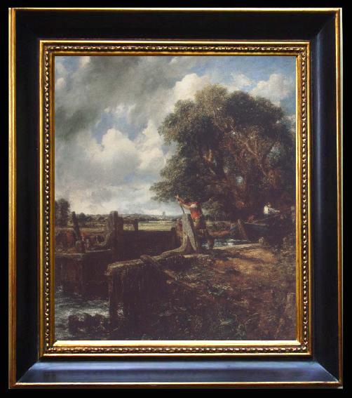 John Constable Flatford Lock 19April 1823
